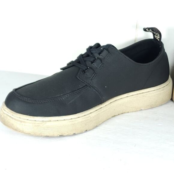 Dr. Martens Men\'s Walden US 10 Black Canvas Lace-Up Casual Oxford Shoes main image 12
